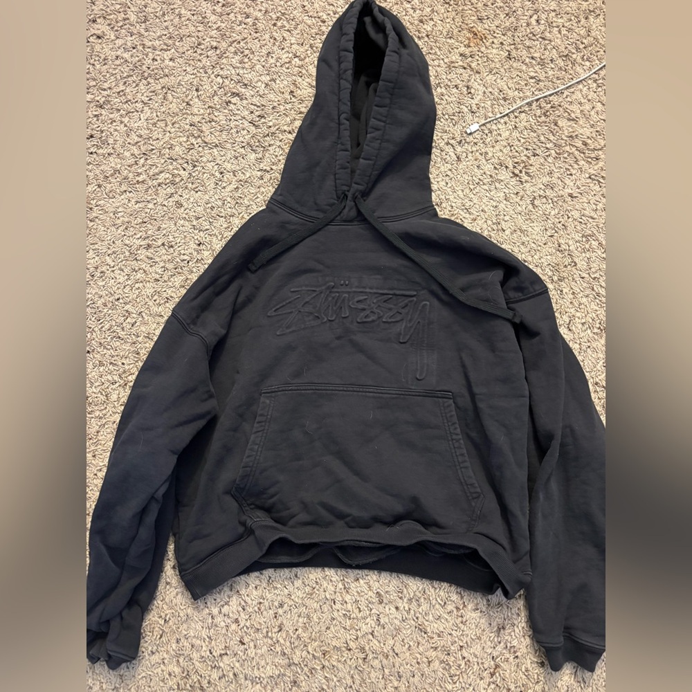 Stussy black hoodie
Size small
